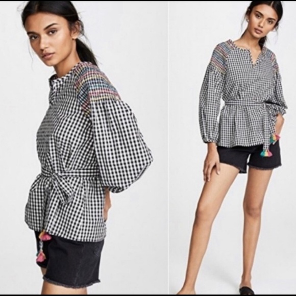 Madewell Tops - 🍎 NWOT- Madewell Gingham top!